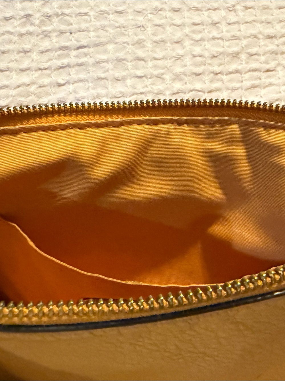 Coach Yellow Pebbled Leather Crossbody with Gold Hardware - Picture 5 of 11